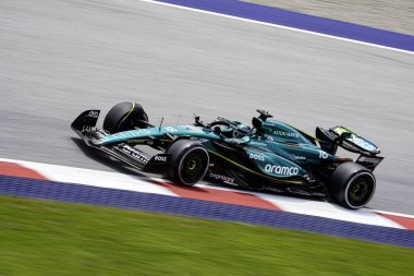  Lance Stroll (CAN) - Aston Martin Aramco F1 Takımı - Aston Martin AMR24 - Formula 1 Katar Havayolları Avusturya Grand Prix 2024, RedBull Ring, Spielberg, Avusturya 28 Haziran 2024