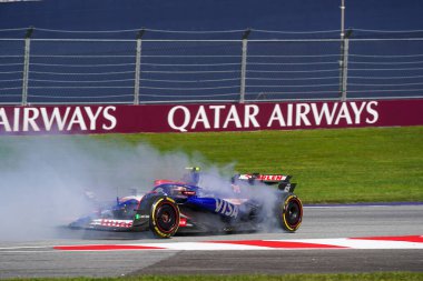  Yuki Tsunoda (JPN) - Visa Cash App RB F1 Team - RB VCARB01 - Honda RBPT during Sprint Qualify session of  Formula 1 Qatar Airways Austrian Grand Prix 2024, RedBull Ring, Spielberg, Austria 28th June 2024 clipart