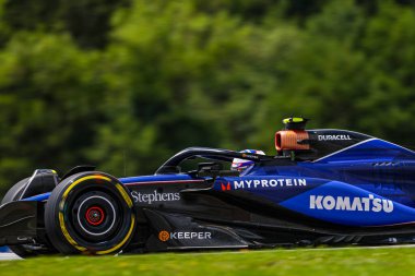  Alexander Albon (THA) - Williams Racing - Williams FW46 - Mercedes Formula 1 Katar Havayolları Avusturya Grand Prix 2024, RedBull Ring, Spielberg, Avusturya 28 Haziran 2024