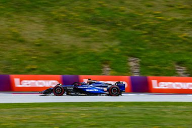  Alexander Albon (THA) - Williams Racing - Williams FW46 - Formula 1 Katar Havayolları Avusturya Grand Prix 2024, RedBull Ring, Spielberg, Avusturya 28 Haziran 2024