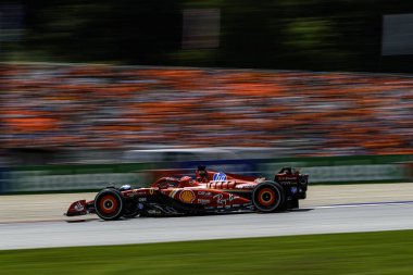  Charles Leclerc (MON) - Scuderia Ferrari - Ferrari SF-24 - Formula 1 Katar Havayolları Avusturya Grand Prix 2024, RedBull Ring, Spielberg, Avusturya 27-30 Haziran 2024 tarihleri arasında Ferrari