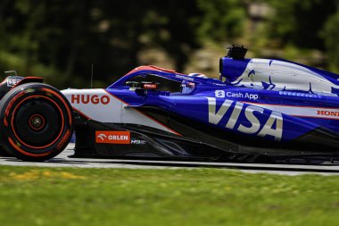  Daniel Ricciardo (AUS) - Visa Cash App RB F1 Team - RB VCARB01 - Honda RBPT Formula 1 Katar Havayolları Avusturya Grand Prix 2024, RedBull Ring, Spielberg, Avusturya 28 Haziran 2024
