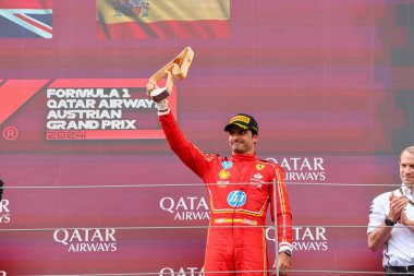  Fernando Alonso (ESP) - Aston Martin Aramco F1 Takımı - Aston Martin AMR24 - Mercedes Avusturya Grand Prix 2024, RedBull Ring, Spielberg, Avusturya 29 Haziran 2024
