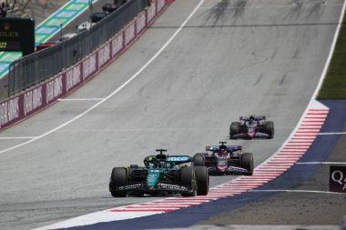  Fernando Alonso (ESP) - Aston Martin Aramco F1 Takımı - Aston Martin AMR24 - Mercedes Avusturya Grand Prix 2024, RedBull Ring, Spielberg, Avusturya 29 Haziran 2024