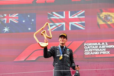  Fernando Alonso (ESP) - Aston Martin Aramco F1 Takımı - Aston Martin AMR24 - Mercedes Avusturya Grand Prix 2024, RedBull Ring, Spielberg, Avusturya 29 Haziran 2024