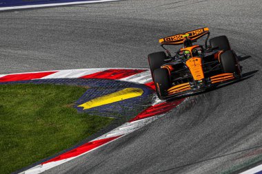 Lando Norris (GBR) - McLaren Formula 1 Takımı - McLaren MCL38 - Mercedes Formula 1 Katar Havayolları Avusturya Grand Prix 2024, RedBull Ring, Spielberg, Avusturya 29 Haziran 2024