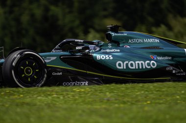  Lance Stroll (CAN) - Aston Martin Aramco F1 Takımı - Aston Martin AMR24 - Formula 1 Katar Havayolları Avusturya Grand Prix 2024, RedBull Ring, Spielberg, Avusturya 27-30 Haziran 2024