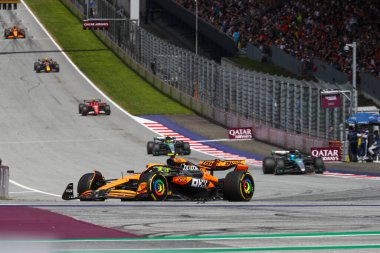 Lando Norris (GBR) - McLaren Formula 1 Takımı - McLaren MCL38 - Mercedes Formula 1 Katar Havayolları Avusturya Grand Prix 2024, RedBull Ring, Spielberg, Avusturya 30 Haziran 2024