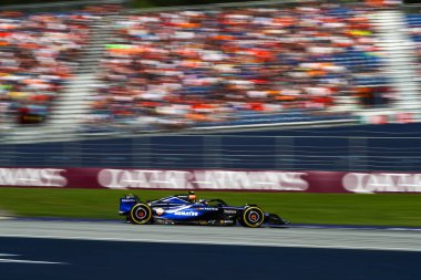  Alexander Albon (THA) - Williams Racing - Williams FW46 - Mercedes during Sprint Qualify session of  Formula 1 Qatar Airways Austrian Grand Prix 2024, RedBull Ring, Spielberg, Austria 28th June 2024 clipart