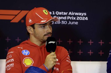  Charles Leclerc (MON) - Scuderia Ferrari - Ferrari SF-24 - Formula 1 Katar Havayolları Avusturya Grand Prix 2024, RedBull Ring, Spielberg, Avusturya 27-30 Haziran 2024 tarihleri arasında Ferrari