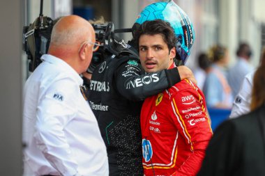  Carlos Sainz Jr. (ESP) - Scuderia Ferrari - Ferrari SF-24 - Ferrari Formula 1 Katar Havayolları Avusturya Grand Prix 2024, RedBull Ring, Spielberg, Avusturya 30 Haziran 2024