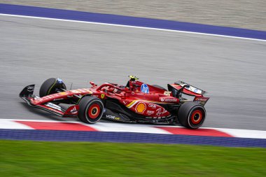  Carlos Sainz Jr. (ESP) - Scuderia Ferrari - Ferrari SF-24 - Formula 1 Katar Havayolları Avusturya Grand Prix 2024, RedBull Ring, Spielberg, Avusturya 28 Haziran 2024