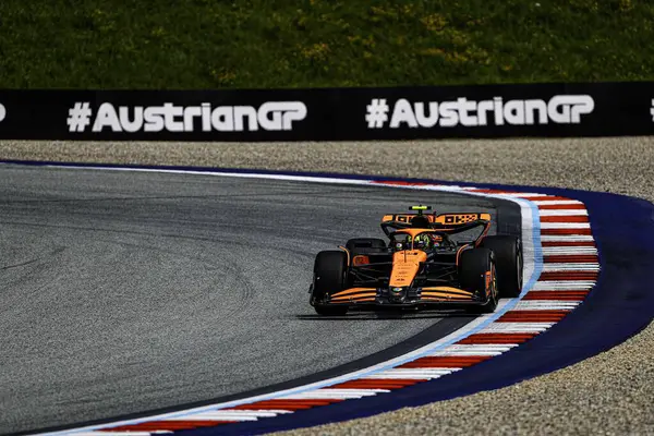 stock image Lando Norris (GBR) - McLaren Formula 1 Team - McLaren MCL38 - Mercedes during Formula 1 Qatar Airways Austrian Grand Prix 2024, RedBull Ring, Spielberg, Austria from 27th to 30th June 2024