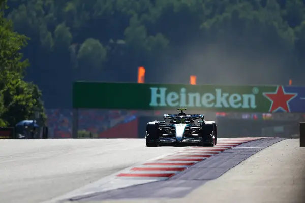 stock image  Lewis Hamilton (GBR) - Mercedes-AMG PETRONAS F1 Team - Mercedes W15 - Mercedes E Performance  during Sprint Qualify session of  Formula 1 Qatar Airways Austrian Grand Prix 2024, RedBull Ring, Spielberg, Austria 28th June 2024