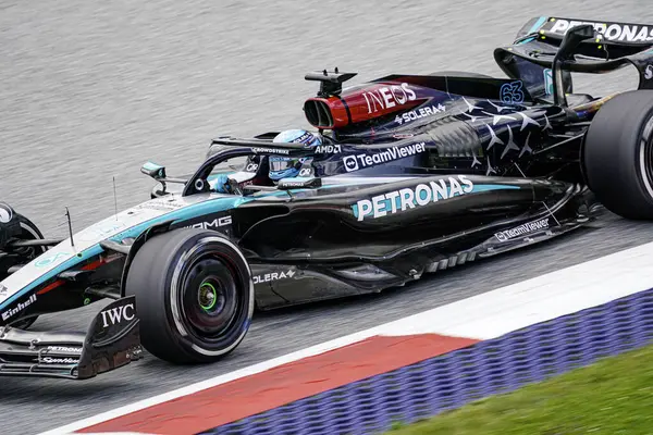  George Russell (GBR) - Mercedes-AMG PETRONAS F1 Ekibi - Mercedes W15 - Mercedes E Performansı Formula 1 Katar Havayolları Avusturya Grand Prix 2024, RedBull Ring, Spielberg, Avusturya 28 Haziran 2024