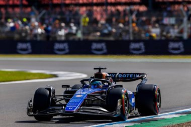  Alexander Albon (THA) - Williams Racing - Williams FW46 - Mercedes 2. Gün, Cuma günü, 6 Temmuz 2024 formülü 1 qatar hava yolları İngiliz Grand Prix 2024, 5 Temmuz - 7 Temmuz tarihleri arasında Silverstone pistinde gerçekleşmesi planlanıyor.