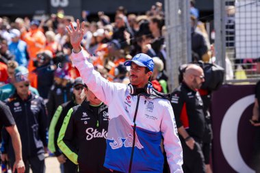  Daniel Ricciardo (AUS) - Visa Cash App RB F1 Team - RB VCARB01 - RB VCARB01 - Honda RBPT Yarış Günü, 4 Temmuz Pazar, 7 Temmuz 2024 Formula 1 Katar Hava Yolları İngiliz Grand Prix 2024, 5 Temmuz - 5 Temmuz tarihleri arasında gümüş taş devresinde gerçekleşmesi planlanıyor