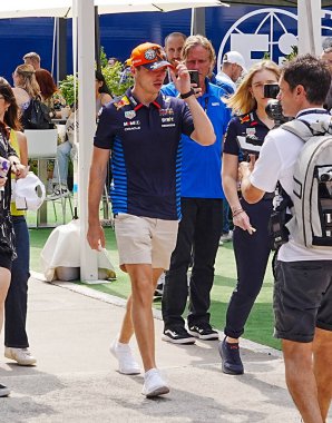  Max Verstappen (NED) - Oracle Red Bull Racing - Red Bull RB20 - Honda RBPT Saturday Free Practice, 20 Temmuz, Formula 1 Macaristan Grand Prix 2024, Macaristan 'ın Mogyorod, Budapeşte, Macaristan, Haziran