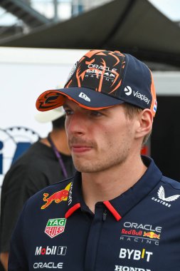  Max Verstappen (NED) - Oracle Red Bull Racing - Red Bull RB20 - Honda RBPT 21 Temmuz Pazar günü, Formula 1 Macaristan Grand Prix 2024 'te, Macaristan Mogyorod, Budapeşte, Macaristan, 19-21 Temmuz tarihlerinde gerçekleşmesi planlanan,