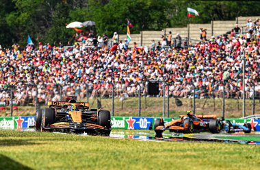 Oscar Piastri (Aus) Macar Formula 1 Grand Prix 2024 'ün 21 Temmuz Pazar günü Raceday sırasında Macaristan' ın Mogyorod, Budapeşte, Macaristan 'daki Macaristan pistinde 19 - 21 Temmuz 2024 tarihleri arasında gerçekleşmesi planlanıyor.