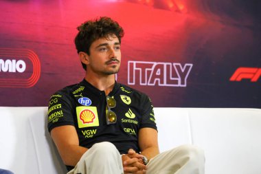  Charles Leclerc (MON) - Scuderia Ferrari - Ferrari SF-24 - Ferrari hazırlık gününde, 29 Ağustos, FFormula 1 Pirelli Gran Premio d 'Italia 2024, Monza' daki Autodromo Nazionale di Monza pistinde gerçekleşmesi planlanıyor - 29-29 Ağustos
