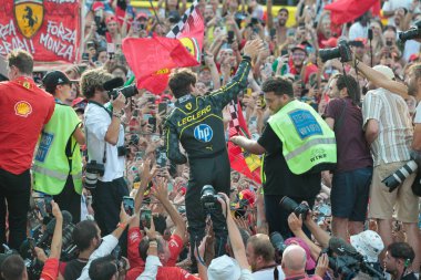  Charles Leclerc (MON) - Scuderia Ferrari - Ferrari SF-24 - Ferrari Rade Day, 1 Eylül Pazar günü, Formula 1 Pirelli Gran Premio d 'Italia' nın 1.