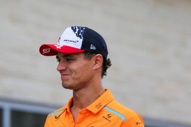 Lando Norris (GBR) - McLaren Formula 1 Ekibi - McLaren MCL38 - Mercedes Formula 1 Pirelli ABD Grand Prix 2024 sırasında, Austin, TX (ABD) 18-20 Eylül 2024 tarihlerinde gerçekleştirilecek