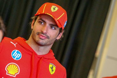  Carlos Sainz Jr. (ESP) - Scuderia Ferrari - Ferrari SF-24 - Ferrari during the Formula 1 Pirelli United States Grand Prix 2024, scheduled to take place at Circuit of Americas in Austin, TX (USA) Sept 18-20, 2024 clipart