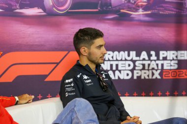  Esteban Ocon (FRA) - Alpine F1 Takımı - Alpine A524 - Formula 1 Pirelli Birleşik Devletler Grand Prix 2024 sırasında Renault, Austin, TX (ABD) 18-20 Eylül 2024 tarihlerinde Amerika Birleşik Devletleri 'nde gerçekleştirilecek