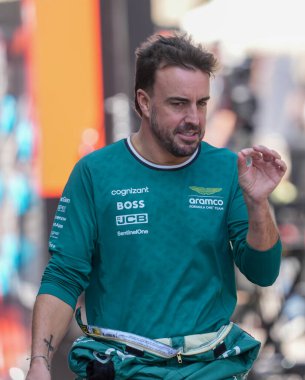  Fernando Alonso (ESP) - Aston Martin Aramco F1 Ekibi - Aston Martin AMR24 - Mercedes Formula 1 Pirelli ABD Grand Prix 2024 sırasında, Austin, TX (ABD) 18-20 Eylül 2024 tarihlerinde gerçekleştirilecek