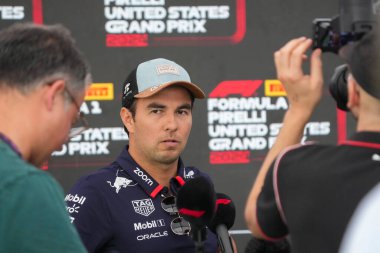  Sergio Perez (MEX) - Oracle Red Bull Racing - Red Bull RB20 - Honda RBPT Formula 1 Pirelli ABD Grand Prix 2024 sırasında, Austin, TX (ABD) 18-20 Eylül 2024 tarihlerinde gerçekleştirilecek