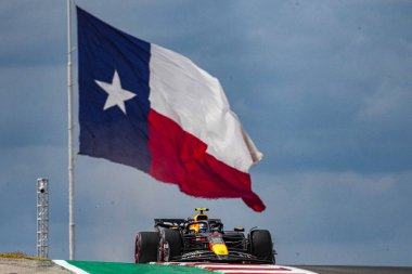  Sergio Perez (MEX) - Oracle Red Bull Racing - Red Bull RB20 - Honda RBPT Formula 1 Pirelli ABD Grand Prix 2024 sırasında, Austin, TX (ABD) 18-20 Eylül 2024 tarihlerinde gerçekleştirilecek