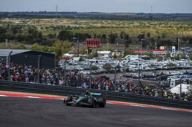  Fernando Alonso (ESP) - Aston Martin Aramco F1 Ekibi - Aston Martin AMR24 - Mercedes Formula 1 Pirelli ABD Grand Prix 2024 sırasında, Austin, TX (ABD) 18-20 Eylül 2024 tarihlerinde gerçekleştirilecek