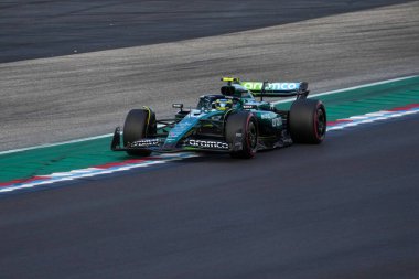  Fernando Alonso (ESP) - Aston Martin Aramco F1 Ekibi - Aston Martin AMR24 - Mercedes Formula 1 Pirelli ABD Grand Prix 2024 ön eleme oturumu sırasında, Austin, TX (USA) 18-20 Eylül 2024 tarihlerinde Amerika Birleşik Devletleri 'nin Circuit şehrinde gerçekleşmesi planlanan