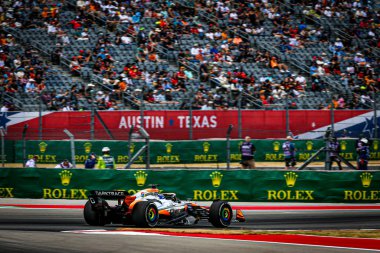 Lando Norris (GBR) - McLaren Formula 1 Ekibi - McLaren MCL38 - Mercedes Formula 1 Pirelli ABD Grand Prix 2024 sırasında, Austin, TX (ABD) 18-20 Eylül 2024 tarihlerinde gerçekleştirilecek