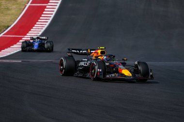  Sergio Perez (MEX) - Oracle Red Bull Racing - Red Bull RB20 - Honda RBPT Formula 1 Pirelli ABD Grand Prix 2024 sırasında, Austin, TX (ABD) 18-20 Eylül 2024 tarihlerinde gerçekleştirilecek