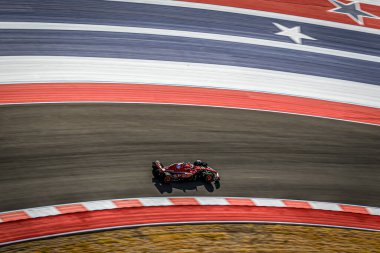  Charles Leclerc (MON) - Scuderia Ferrari - Ferrari SF-24 - Ferrari Formula 1 Pirelli Birleşik Devletler Grand Prix 2024 yarışması sırasında, Austin, TX (ABD) 18-20 Eylül 2024 tarihinde Circuit of Americas 'ta gerçekleşmesi planlanan