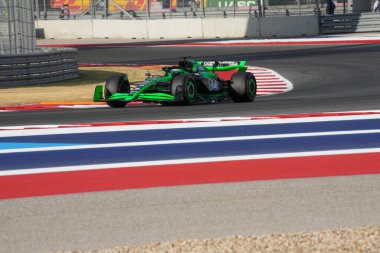  Valtteri Bottas (FIN) - Stake F1 Team Kick Sauber - Sauber C44 - Ferrari Formula 1 Pirelli Birleşik Devletler Grand Prix 2024 ön eleme oturumu sırasında, Austin, TX (USA) 18-20 Eylül 2024 tarihlerinde gerçekleştirilecek