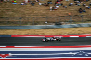  Nico Hulkenberg (GER) - MoneyGram Haas F1 Team - Haas VF-24 - Ferrari Formula 1 Pirelli ABD Grand Prix 2024 'ün Sprint elemeleri sırasında, Austin, TX (USA) 18-20 Eylül 2024 tarihlerinde gerçekleştirilecek