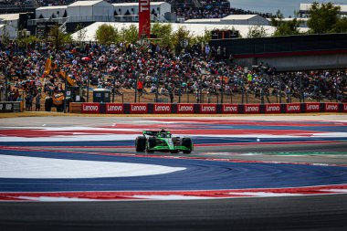  Zhou Guanyu (CHN) - Stake F1 Team Kick Sauber - Sauber C44 - Ferrari Formula 1 Pirelli Birleşik Devletler Grand Prix 2024 sırasında, Austin, TX (ABD) 18-20 Eylül 2024 'te gerçekleştirilecek olan Circuit of Americas' ta gerçekleşecektir.