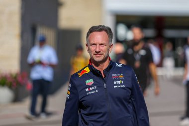  Christian Horner (GBR) - 18-20 Eylül 2024 tarihleri arasında Austin, TX (ABD) ABD 'de düzenlenecek olan Formula 1 Pirelli Grand Prix 2024 yarışında RedBull Yarış Takımı Müdürü