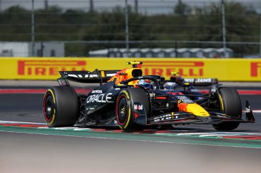  Sergio Perez (MEX) - Oracle Red Bull Racing - Red Bull RB20 - Honda RBPT Formula 1 Pirelli Birleşik Devletler Grand Prix 2024 yarışında, Austin, TX (USA) 18-20 Eylül 2024 tarihlerinde gerçekleştirilecek