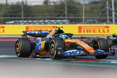 Lando Norris (GBR) - McLaren Formula 1 Ekibi - McLaren MCL38 - Mercedes Formula 1 Pirelli Birleşik Devletler Grand Prix 2024 yarışında, Austin, TX (USA) 18-20 Eylül 2024 tarihlerinde gerçekleştirilecek