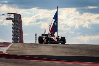 81, Formula 1 Pirelli ABD Grand Prix 2024 'ün ön eleme oturumu sırasında, Austin, TX (ABD) 18-20 Eylül 2024 tarihlerinde Amerika Birleşik Devletleri Circuit of Americas' ta gerçekleşmesi planlanmaktadır.