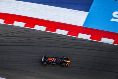  Max Verstappen (NED) - Oracle Red Bull Racing - Red Bull RB20 - Honda RBPT Formula 1 Pirelli Birleşik Devletler Grand Prix 2024 koşusunda, Austin, TX (USA) 18-20 Eylül 2024 tarihlerinde gerçekleştirilecek