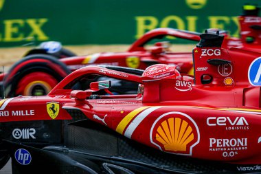  Charles Leclerc (MON) - Scuderia Ferrari - Ferrari SF-24 - Ferrari  during the Formula 1 Pirelli United States Grand Prix 2024, scheduled to take place at Circuit of Americas in Austin, TX (USA) Sept 18-20, 2024 clipart