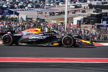  Sergio Perez (MEX) - Oracle Red Bull Racing - Red Bull RB20 - Honda RBPT Formula 1 Pirelli ABD Grand Prix 2024 sırasında, Austin, TX (ABD) 18-20 Eylül 2024 tarihlerinde gerçekleştirilecek