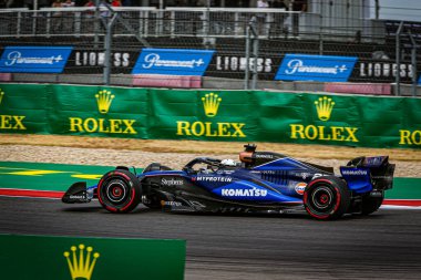 Alexander Albon (THA) - Williams Racing - Williams FW46 - Mercedes Formula 1 Pirelli Birleşik Devletler Grand Prix 2024 sırasında, Austin, TX (ABD) 18-20 Eylül 2024 tarihlerinde gerçekleştirilecek