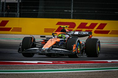 Lando Norris (GBR) - McLaren Formula 1 Ekibi - McLaren MCL38 - Mercedes Formula 1 Pirelli ABD Grand Prix 2024 sırasında, Austin, TX (ABD) 18-20 Eylül 2024 tarihlerinde gerçekleştirilecek