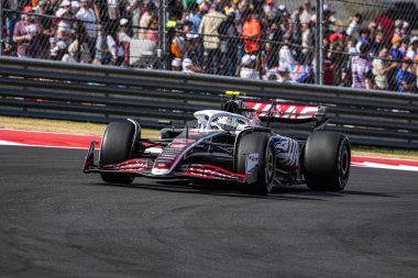  Nico Hulkenberg (GER) - MoneyGram Haas F1 Team - Haas VF-24 - Ferrari Formula 1 Pirelli Birleşik Devletler Grand Prix 2024 sırasında, Austin, TX (ABD) 18-20 Eylül 2024 tarihlerinde Circuit of Americas 'ta gerçekleşmesi planlanan